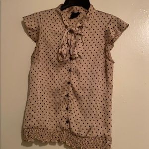 Polka-dot blouse